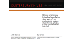 Desktop Screenshot of canterburyknives.com